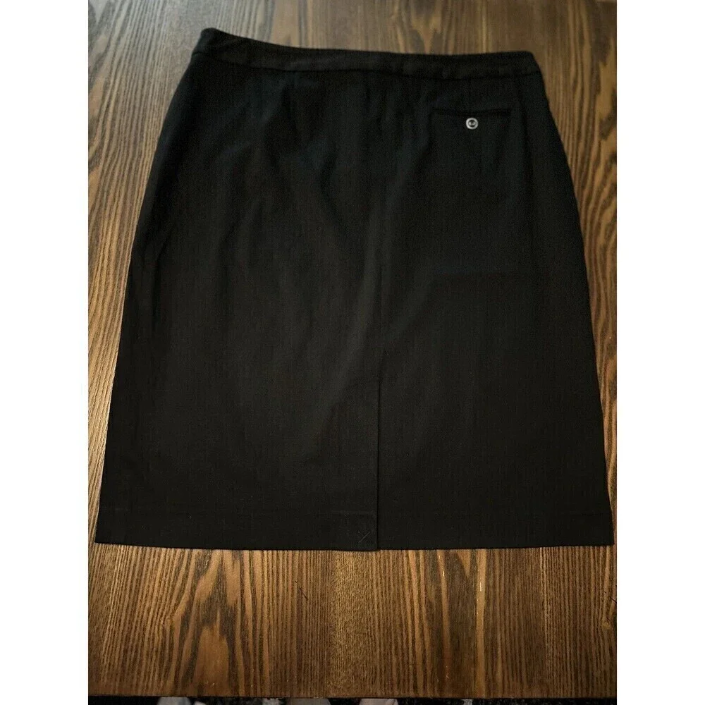 Vintage Bloomingdales‎ Skirt Pencil Straight Black Women’s Sz 16 Classic Career